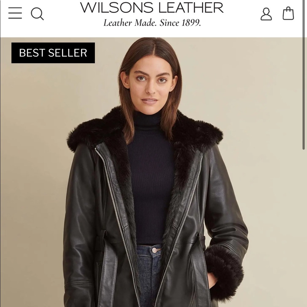 Wilson’s Leather Genevieve leather jacket, women’s Medium